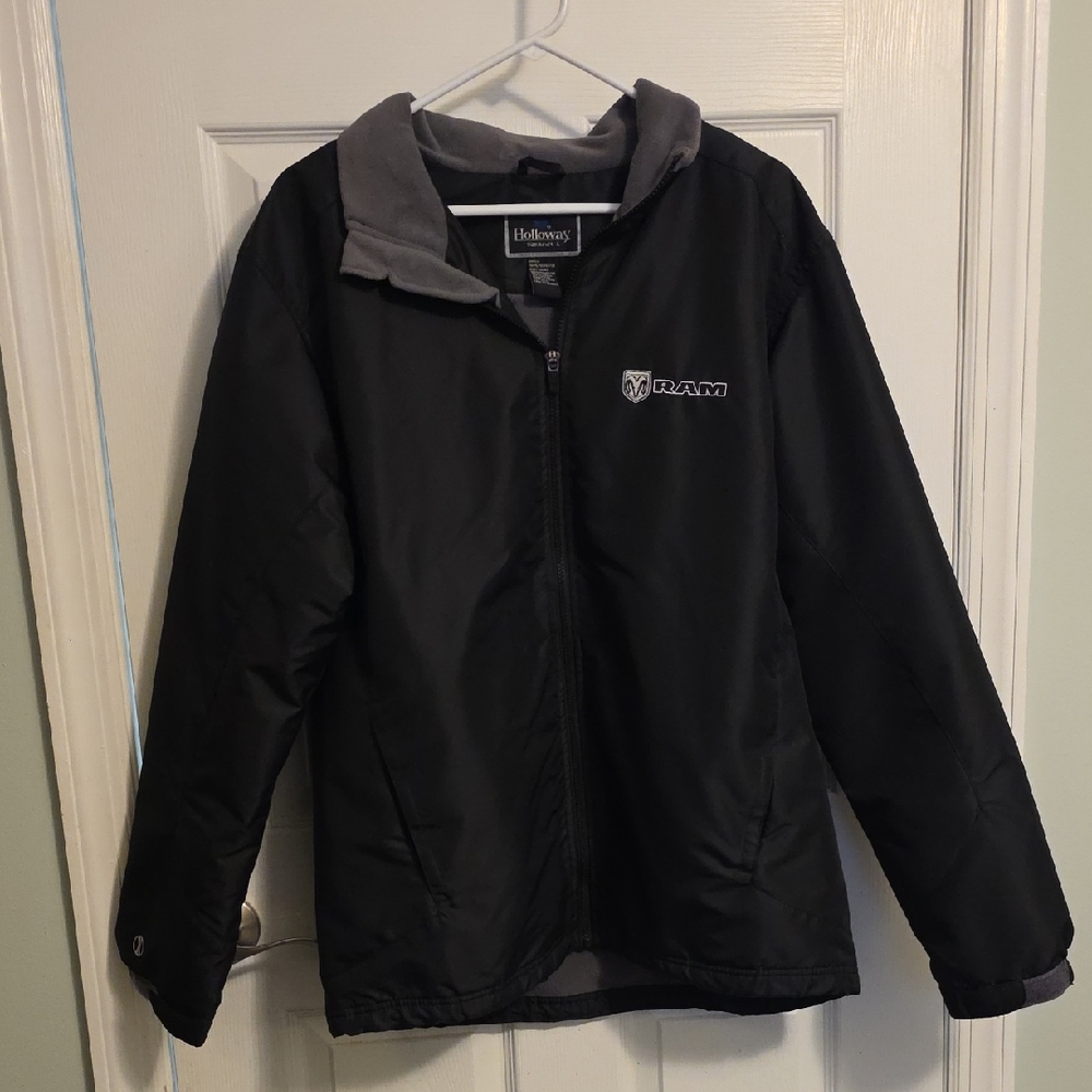 Holloway Black and Gray Adult L Jacket